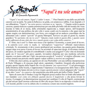 “Napul’è nu sole amaro…”