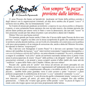 Non sempre “la puzza” proviene dalle latrine….